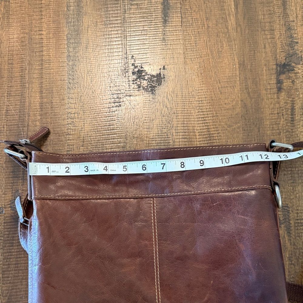 Jack George’s Brown Leather Crossbody Messenger Bag -Shoulder Bag - Picture 8 of 11